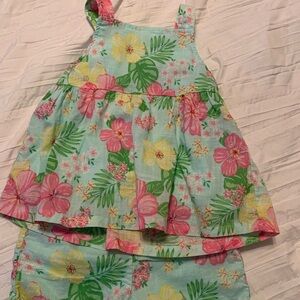 Little me 2 piece shorts set